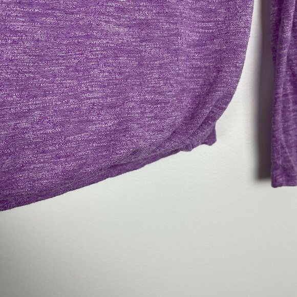 Athleta Long Sleeve Purple Workout Top Size Small - Picture 3 of 7